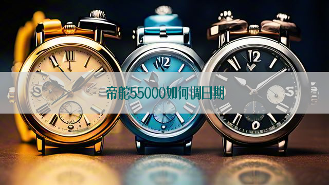 帝舵55000如何调日期